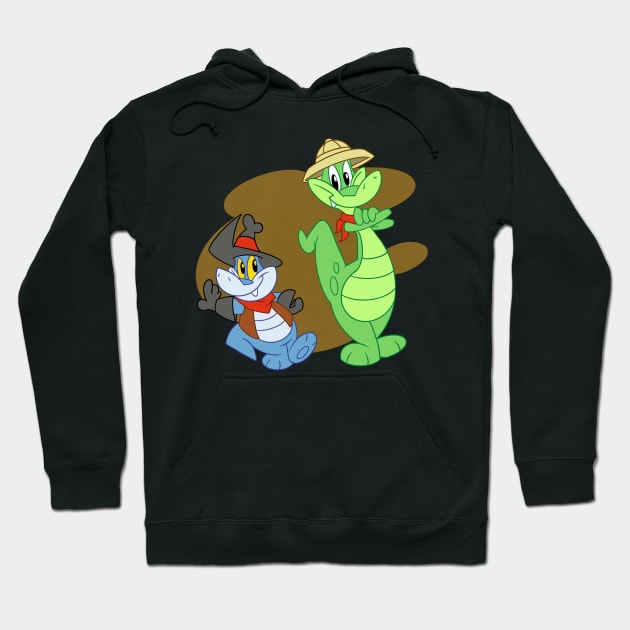 Bull Gator and Axl Hoodie by PrinceOfDingos